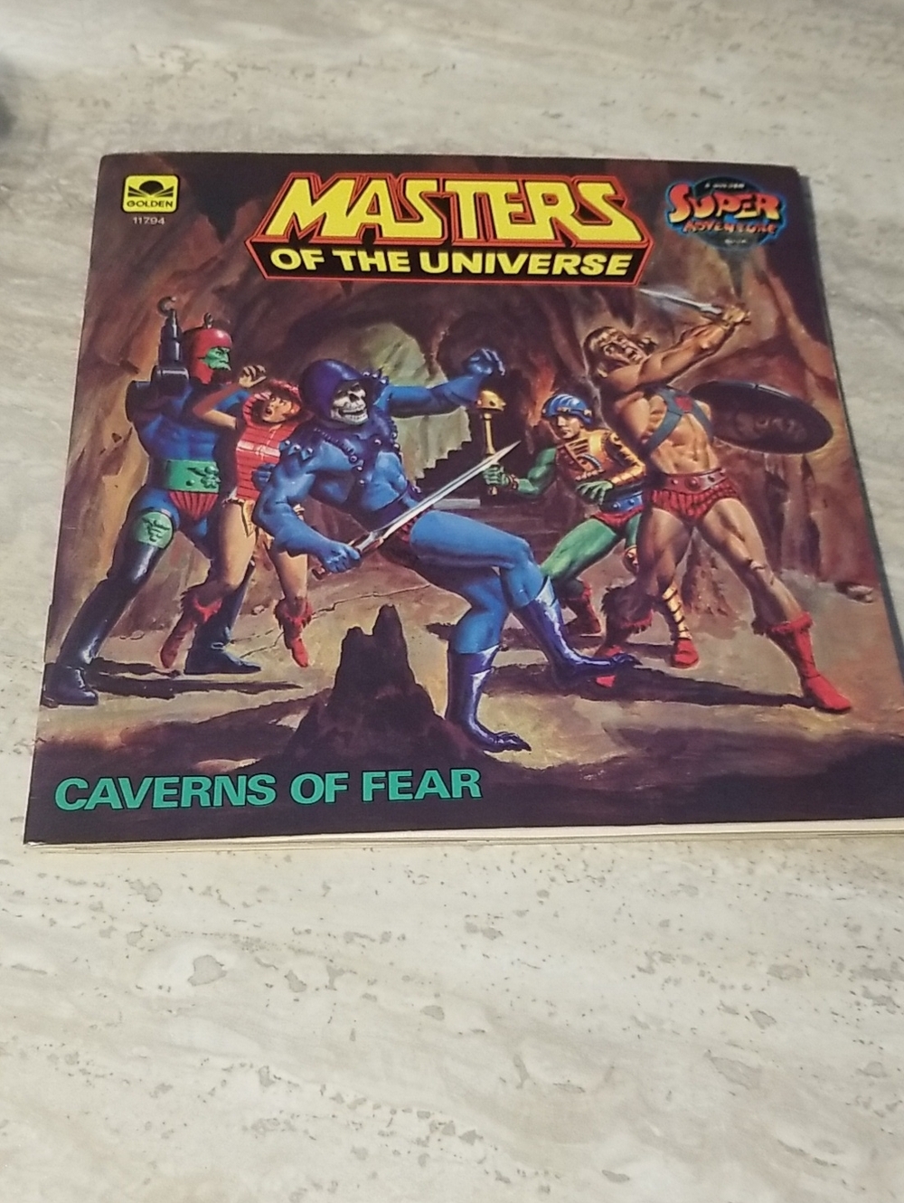 Caverns of Fear Board Game - Blue Cover